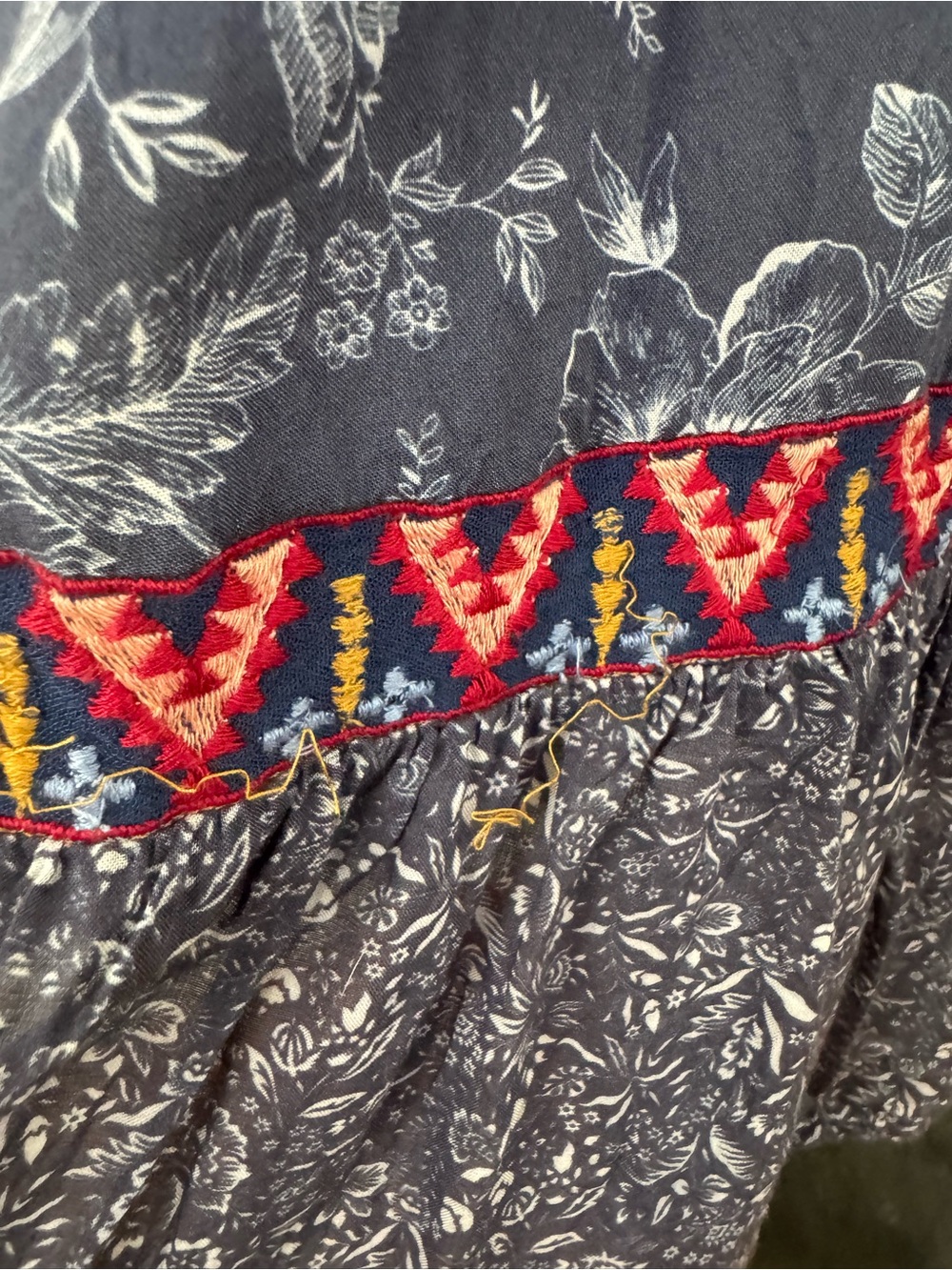 Sundance Talulah Embroidered Boho Floral Dress - Small - Picture 8 of 10